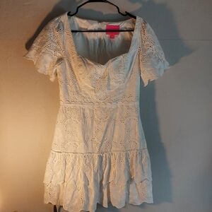 Elegant LIly Pulitzer White Lace Dress